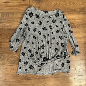 Leopard print sweater